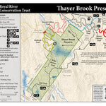 Royal River Conservation Trust RRCT Thayer Brook Preserve Map digital map