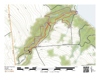 RRL BAHAR PRESERVE & CARPENTER FALLS digital map