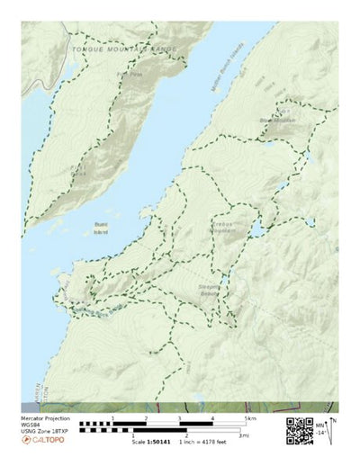 RRL Lake George Narrows digital map