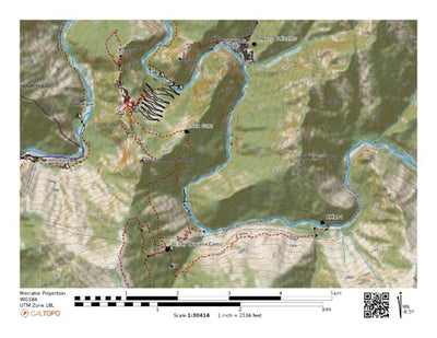 RRL Short Inca Trail Machu Picchu From KM104 digital map