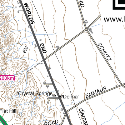 Lavender Cycling Trail Map 7 - Eudunda to Inspiration Point Preview 2