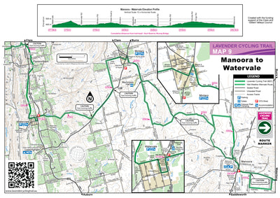Lavender Cycling Trail Map 9 - Manoora to Watervale Preview 1