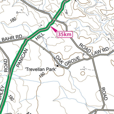 Lavender Cycling Trail Map 2 - Monarto to Rockleigh Preview 2