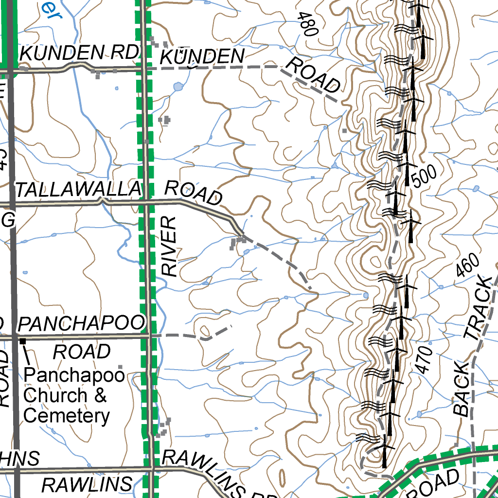 Lavender Cycling Trail Map 8 - Inspiration Point to Manoora by SA ...