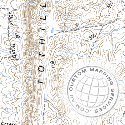 Lavender Cycling Trail Map 8 - Inspiration Point to Manoora Preview 3