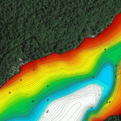 SabMap Inc. Fishing Depth Map - Bigwind Lake, Bigwind Lake Provincial Park digital map