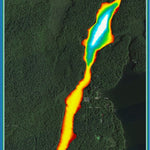 SabMap Inc. Fishing Depth Map - Saw Lake, Bigwind Lake Provincial Park digital map