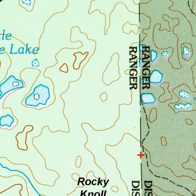 Sacramento Valley Hiking Conference Black Lake trail map digital map
