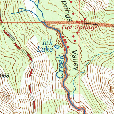 Sacramento Valley Hiking Conference Conard Meadows trail map digital map