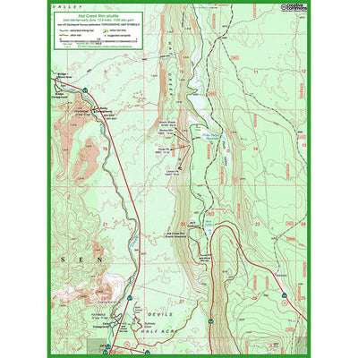 Sacramento Valley Hiking Conference Hat Creek Rim hike maps bundle