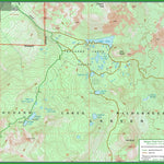 Sacramento Valley Hiking Conference Magee Peak from Cypress trail map digital map
