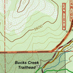 Sacramento Valley Hiking Conference Right Hand Branch trail map digital map