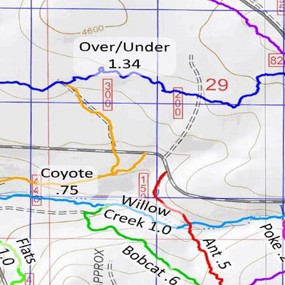 Safe Chase Willow Prairie 2024 West Side Trails digital map
