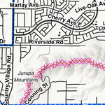 San Bernardino County Fire Department Jurupa_AreaMap_BDC-WUI-SouthValley digital map
