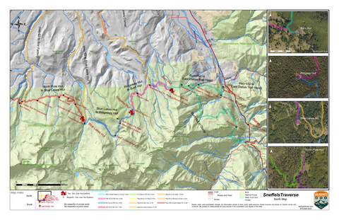 Sneffels Traverse North Side Map Preview 1