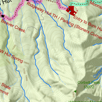 Sneffels Traverse North Side Map Preview 2