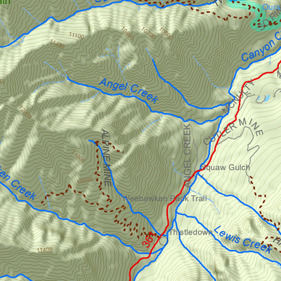 Sneffels Traverse North Side Map Preview 3