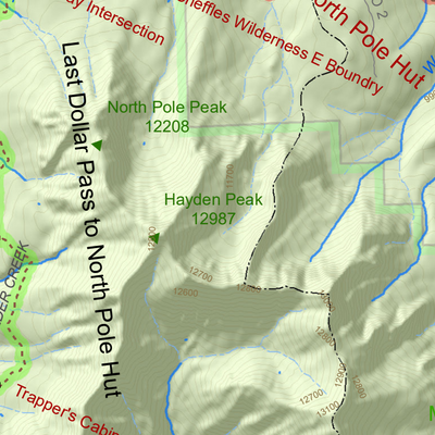 Sneffels Traverse South Map Preview 3