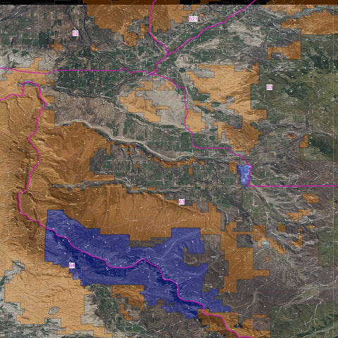 San Juan Mapping Recreational Land Usage - Hotchkiss/Crawford Area digital map