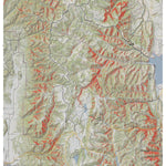 Sanpete County, Utah North Skyline Snowmobile Complex digital map