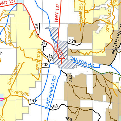 Sanpete County, Utah Sanpete County Public Access Roads digital map