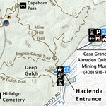 Almaden Quicksilver County Park Guide Map Preview 3