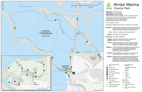 Alviso Marina Guide Map Preview 1