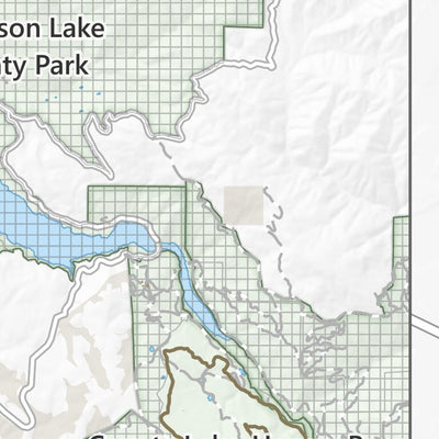 Anderson Lake County Park Guide Map Preview 3