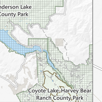 Anderson Lake County Park Guide Map Preview 3