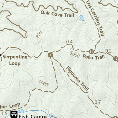 Calero County Park Guide Map Preview 2