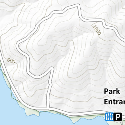 Chesbro Reservoir County Park Guide Map Preview 2