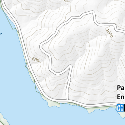 Chesbro Reservoir County Park Guide Map Preview 2