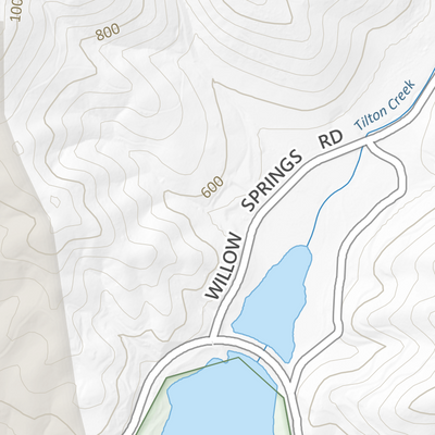 Chesbro Reservoir County Park Guide Map Preview 3