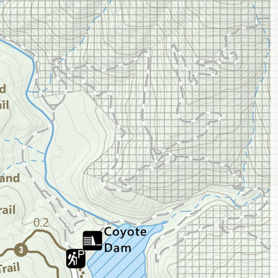 Coyote Lake Harvey Bear Ranch Guide Map Preview 3