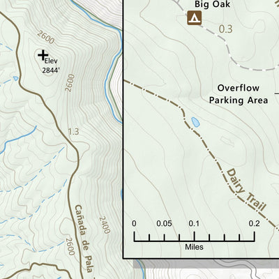 Santa Clara County Parks and Recreation Easy Trails - Joseph D Grant digital map