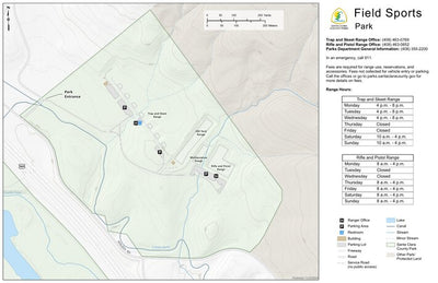 Field Sports County Park Guide Map Preview 1