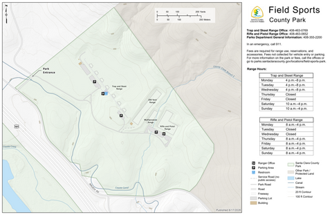 Field Sports County Park Guide Map Preview 1