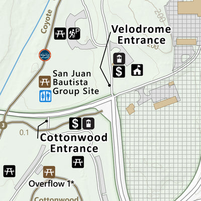 Hellyer County Park Guide Map Preview 2