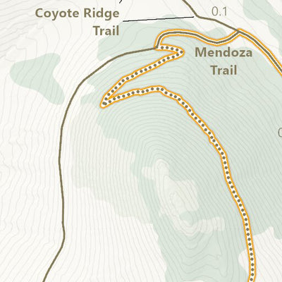 Santa Clara County Parks and Recreation Hike the 100 - Coyote Lake digital map