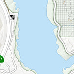 Santa Clara County Parks and Recreation Lexington Reservoir County Park Guide Map digital map