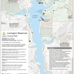 Lexington Reservoir County Park Guide Map Preview 1