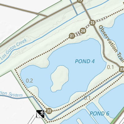 Los Gatos Creek Park Guide Map Preview 3