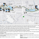 Los Gatos Creek Trail Guide Map Preview 1