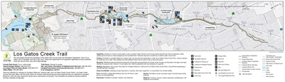 Los Gatos Creek Trail Guide Map Preview 1