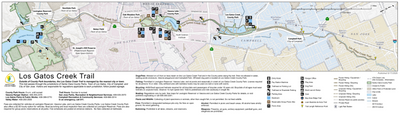 Los Gatos Creek Trail Guide Map Preview 1