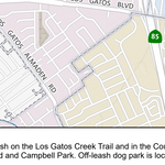 Los Gatos Creek Trail Guide Map Preview 2