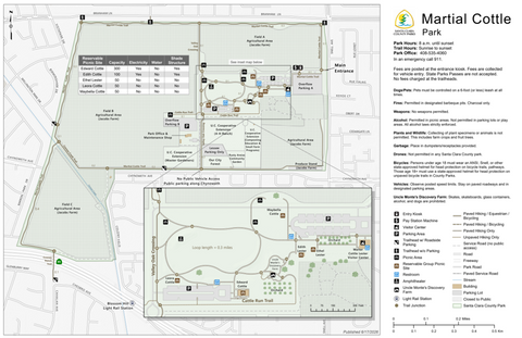 Martial Cottle Park Guide Map Preview 1