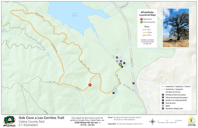 Santa Clara County Parks and Recreation PixInParks 2021 - Calero en Español digital map