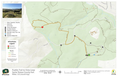 Santa Clara County Parks and Recreation PixInParks 2022 - Santa Teresa digital map