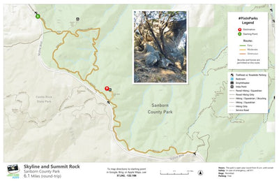 Santa Clara County Parks and Recreation PixInParks 2023 - Sanborn County Park digital map